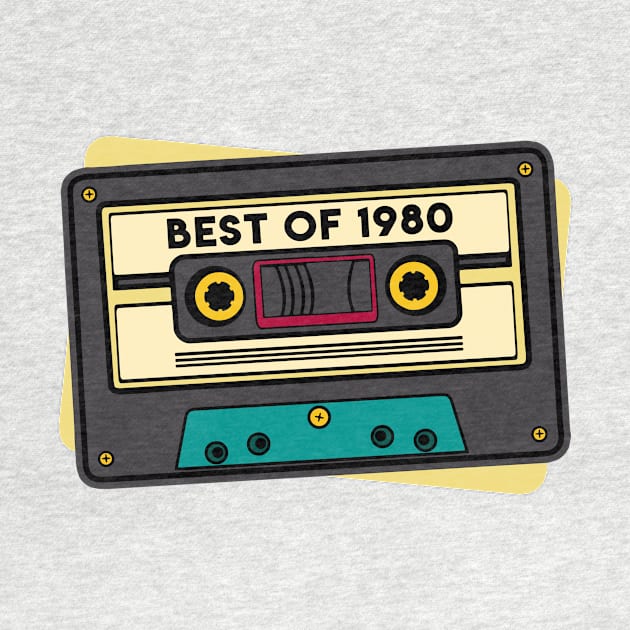 Cassette Best of 1980 by HBfunshirts